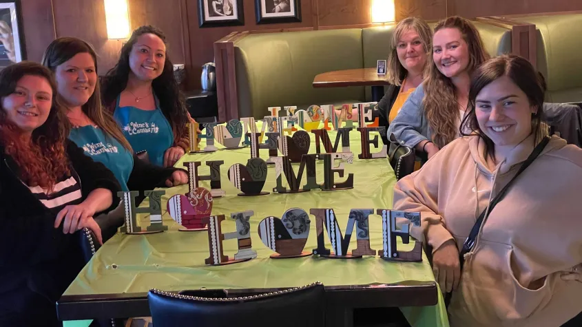 Wood Home Sign