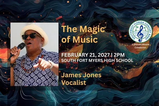 James Jones performs with the SW Florida Concert Band
