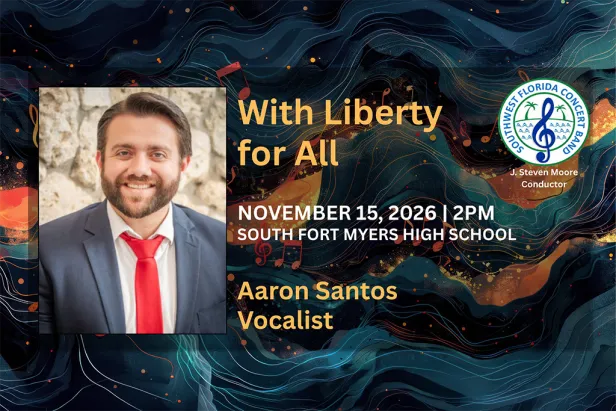 The Southwest Florida concert band featuring Aaron Santos
